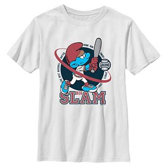 Boys 8-20 The Smurfs Big Slam Baseball Legend Graphic Tee