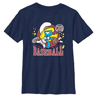 Boys 8-20 The Smurfs Club 1958 Baseball Graphic Tee