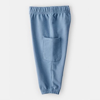 Baby Carter’s Striped French Terry Long-Sleeve Tee & Pant Set