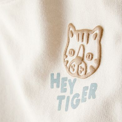 Baby Carter’s Hey Tiger French Terry Sweatshirt & Pant Set