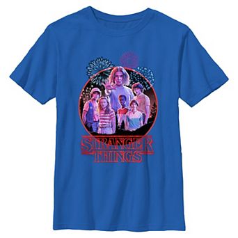 Boys 8-20 Stranger Things Fireworks Stamp Graphic Tee