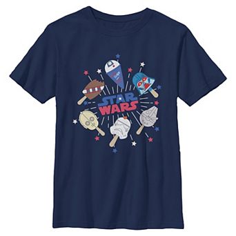 Boys 8-20 Star Wars Character Popsicles Americana Graphic Tee