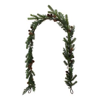 St. Nicholas Square® LED Pinecone & Cypress Garland