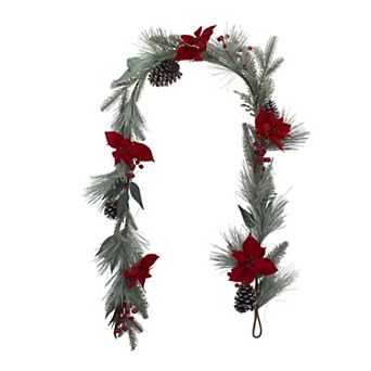 St. Nicholas Square® Artificial Berry & Pinecone Greenery Garland