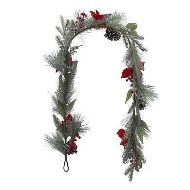 St. Nicholas Square® Artificial Berry & Pinecone Greenery Garland