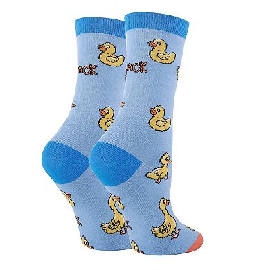 Women's Crew Socks -Quack