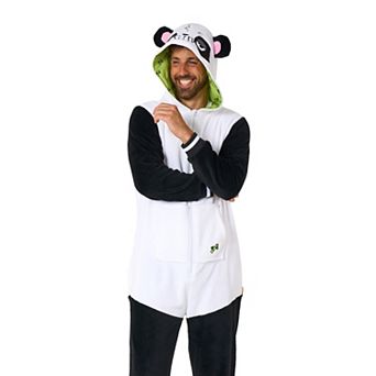 Men's OppoSuits Panda Costume One-Piece Suit