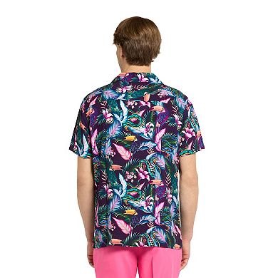 Men's OppoSuits Hawaiian Short Sleeve Button-Front Shirt