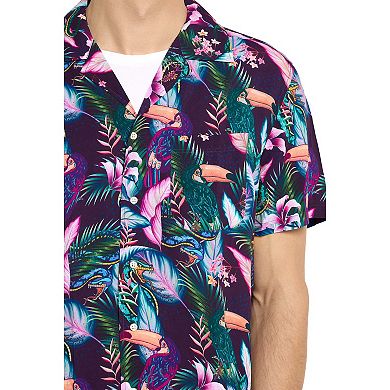 Men's OppoSuits Hawaiian Short Sleeve Button-Front Shirt
