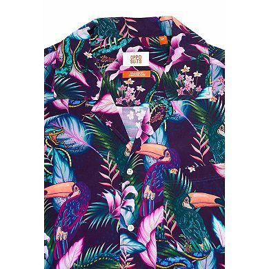 Men's OppoSuits Hawaiian Short Sleeve Button-Front Shirt