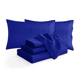 Elegant Comfort Extra deep 18-24 Inch Pocket 3 Line Embroidery, 4 pc Sheet Set.