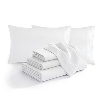 Elegant Comfort Extra deep 18-24 Inch Pocket 3 Line Embroidery, 4 pc Sheet Set.