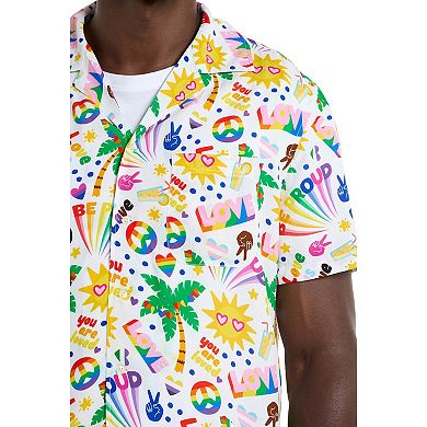 Men's OppoSuits Hawaiian Short Sleeve Button-Front Shirt