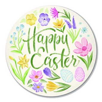 COURTSIDE MARKET Spring Spirit Circular Wall Decor