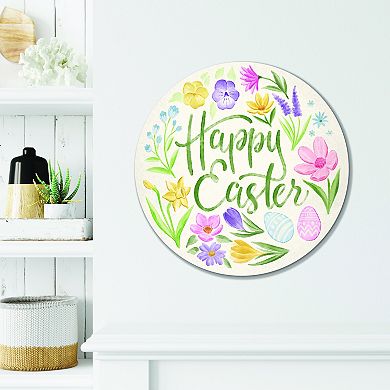 COURTSIDE MARKET Spring Spirit Circular Wall Decor