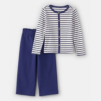 Toddler Girls Carter's 2 pc Striped Sweater & Pants Set