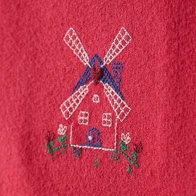 Toddler Girls Carter's Floral Windmill Long-Sleeve Tee & Pant Set