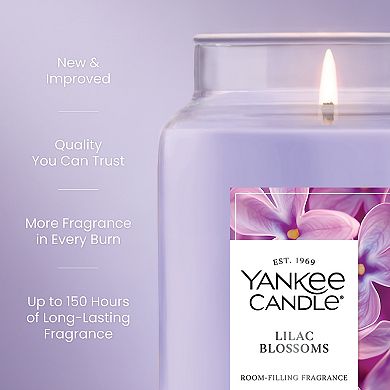 Yankee Candle Lilac Blossoms 22 oz Jar Candle