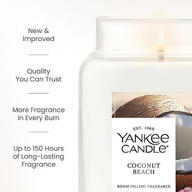 Yankee Candle Coconut Beach 22 oz Jar Candle