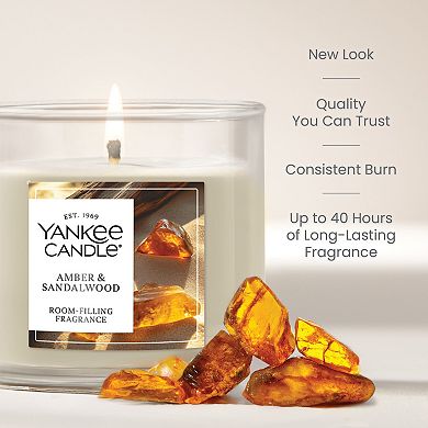Yankee Candle® Amber & Sandalwood Small Tumbler Scented Candle, 4.3 oz
