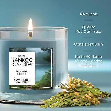 Yankee Candle Bayside Cedar Room-Filling Fragrance Small Tumbler Candle