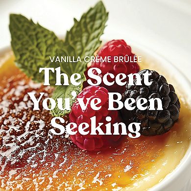 Yankee Candle Vanilla Crème Brûlée Medium Pillar Scented Candle 14.25 oz