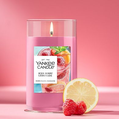 Yankee Candle® Iced Berry Lemonade Medium Pillar Scented Candle 14.25 oz
