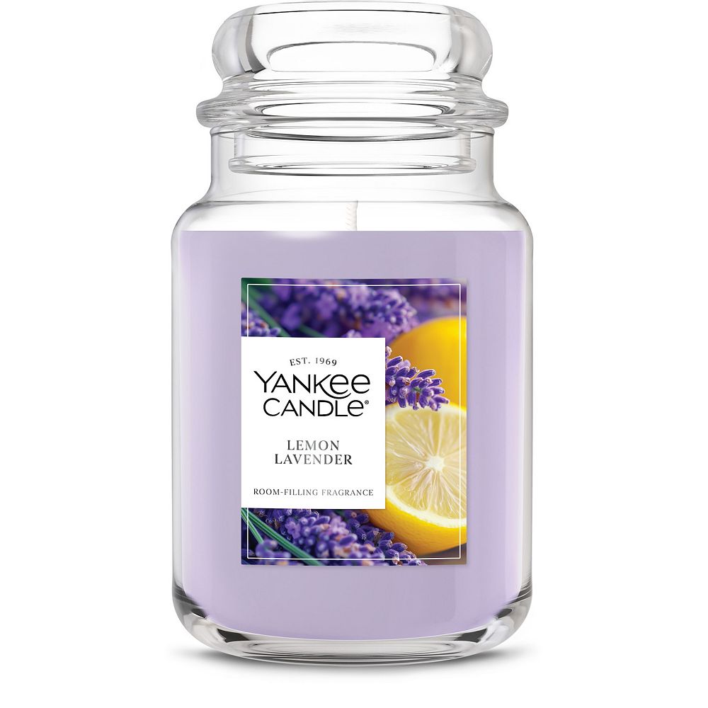 Yankee CandleÂ® Lemon Lavender Large Jar Scented Candle, 22 oz
