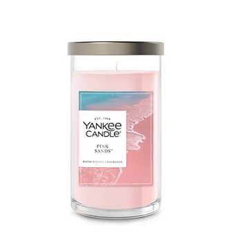 Yankee Candle Pink Sands Medium Pillar Scented Candle 14.25 oz