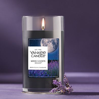 Yankee Candle Midsummer's Night Medium Pillar Scented Candle 14.25 oz