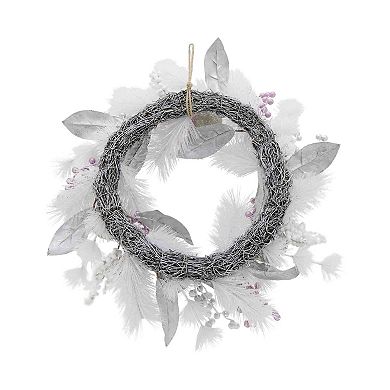 St. Nicholas Square® Greenery & Metallic Bauble Wreath