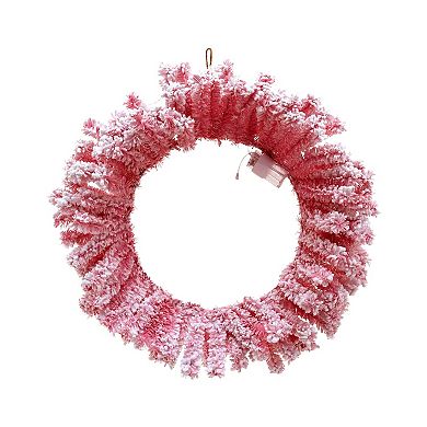 St. Nicholas Square® LED Flocked Wreath