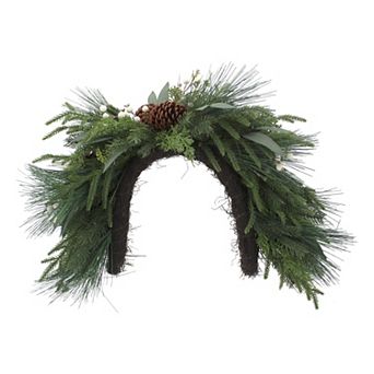 St. Nicholas Square® Eucalyptus & White Berries Artificial Mailbox Swag