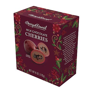 Harry & David Holiday 6 oz Chocolate Enrobed Cherries