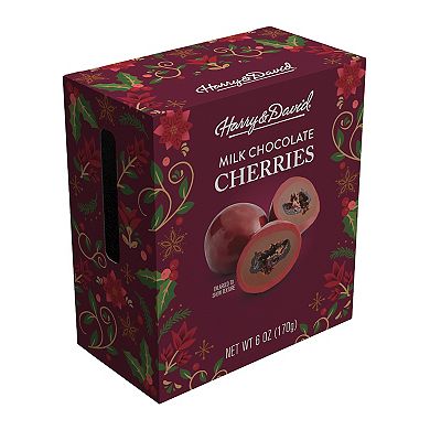 Harry & David Holiday 6 oz Chocolate Enrobed Cherries
