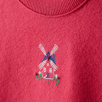 Baby Carter's Floral Windmill Sweatshirt & Pant Set