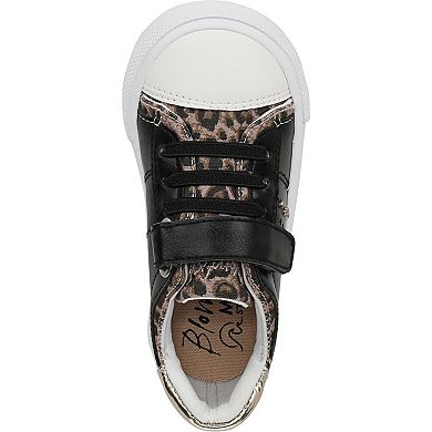 Blowfish Malibu Vibe-T Girls Lace-Up Shoes Faux Leather Leopard Detail