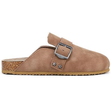 Blowfish Malibu Weekend-K Girls' Faux Suede Slip-On Clogs