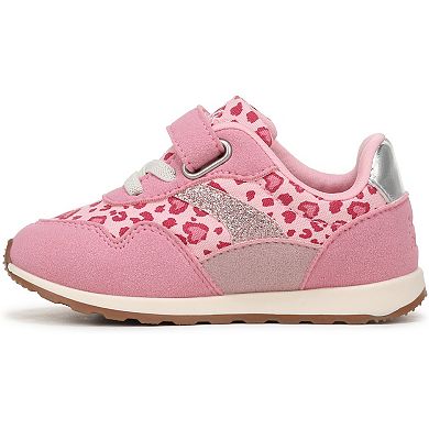 Blowfish Malibu Valley 2-T Girls Slip-On Shoes Faux Suede Leopard Print