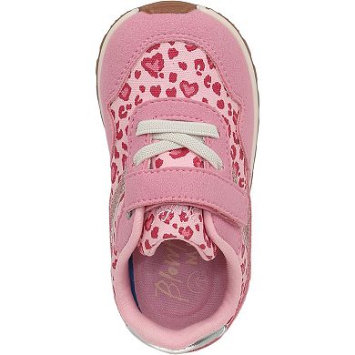 Blowfish Malibu Valley 2-T Girls Slip-On Shoes Faux Suede Leopard Print