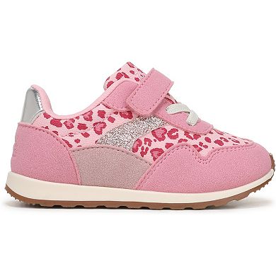 Blowfish Malibu Valley 2-T Girls Slip-On Shoes Faux Suede Leopard Print