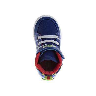 Toddler Kids Sesame Street Elmo Lace-Up High Top Sneakers