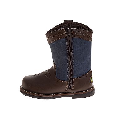 Sesame Street Elmo & Cookie Monster Side Zip Kids Cowboy Boots