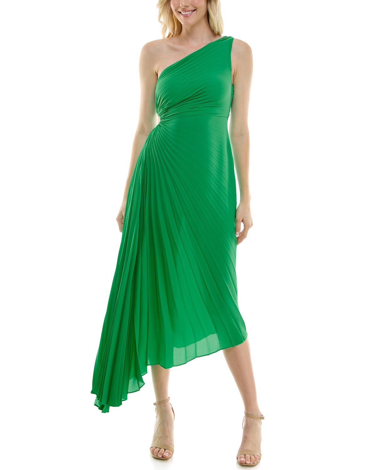 one shoulder padded dress Blenfleet One-Shoulder Gown (Women)