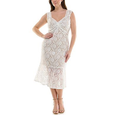 Women's Nicole Miller Stretch Lace Bodycon Dress