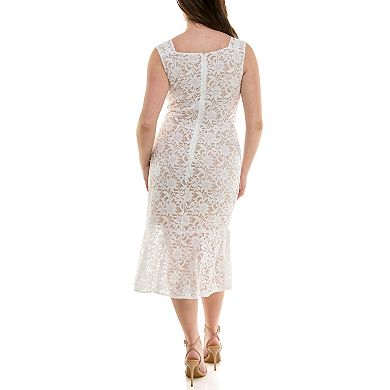 Women's Nicole Miller Stretch Lace Bodycon Dress