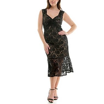 Women's Nicole Miller Stretch Lace Bodycon Dress
