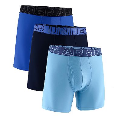 Men's Under Armour 3-Pack Performance Tech 6-in. Boxerjock