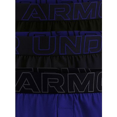 Men's Under Armour 6" 3-Pack Performance Tech Mesh Boxers