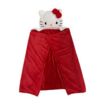 Hello Kitty Hooded Throw Blanket